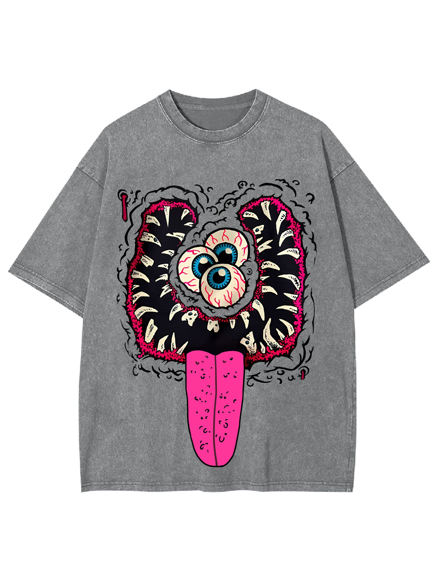 Terrifying Grin Washed Tshirt
