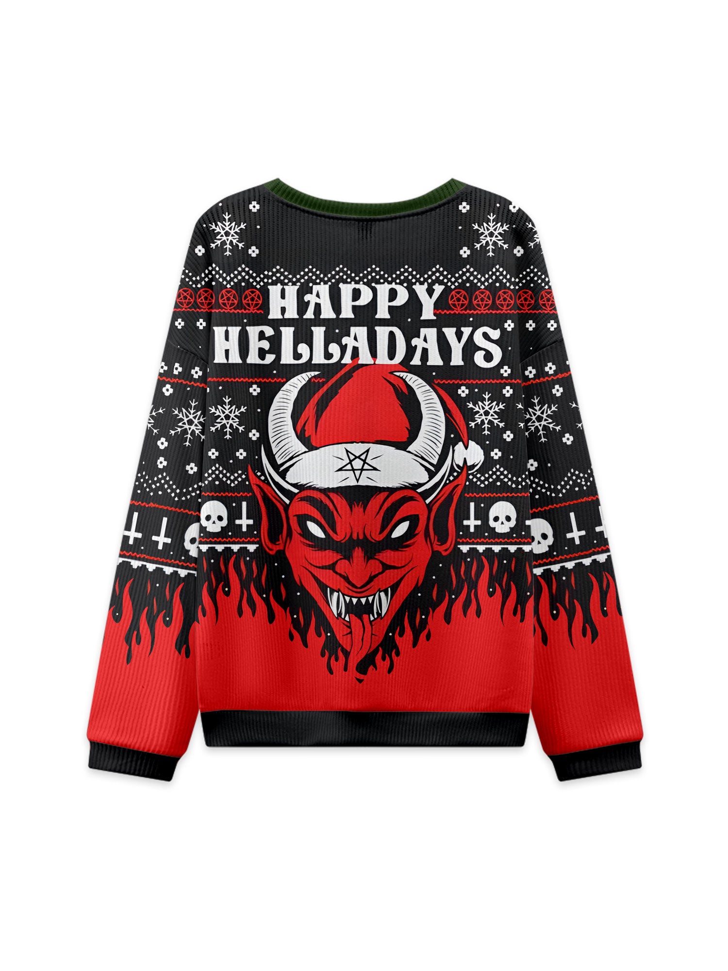 HAPPY HELL A DAYS UGLY CHRISTMAS SWEATSHIRT