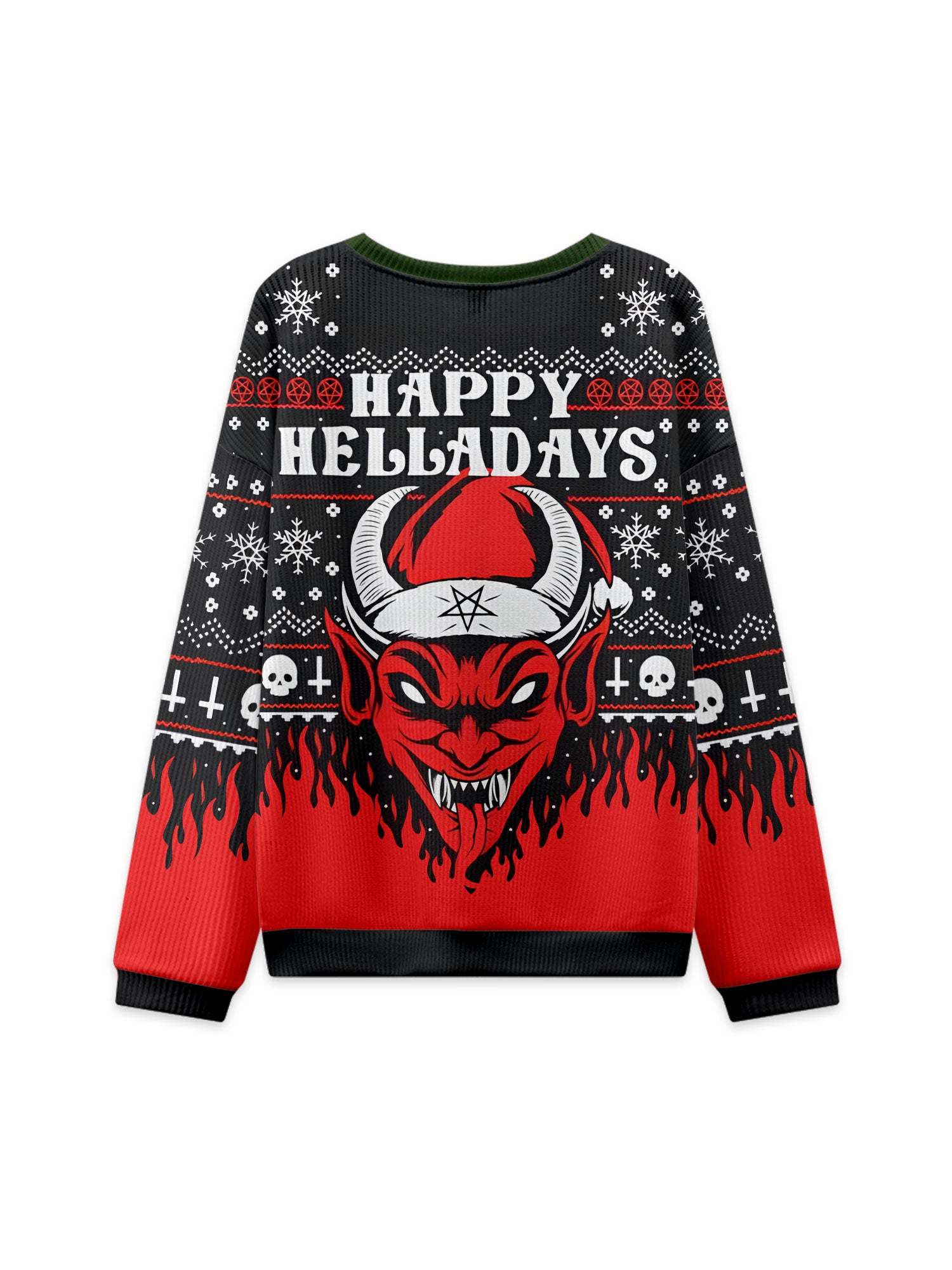 HAPPY HELL A DAYS UGLY CHRISTMAS SWEATSHIRT