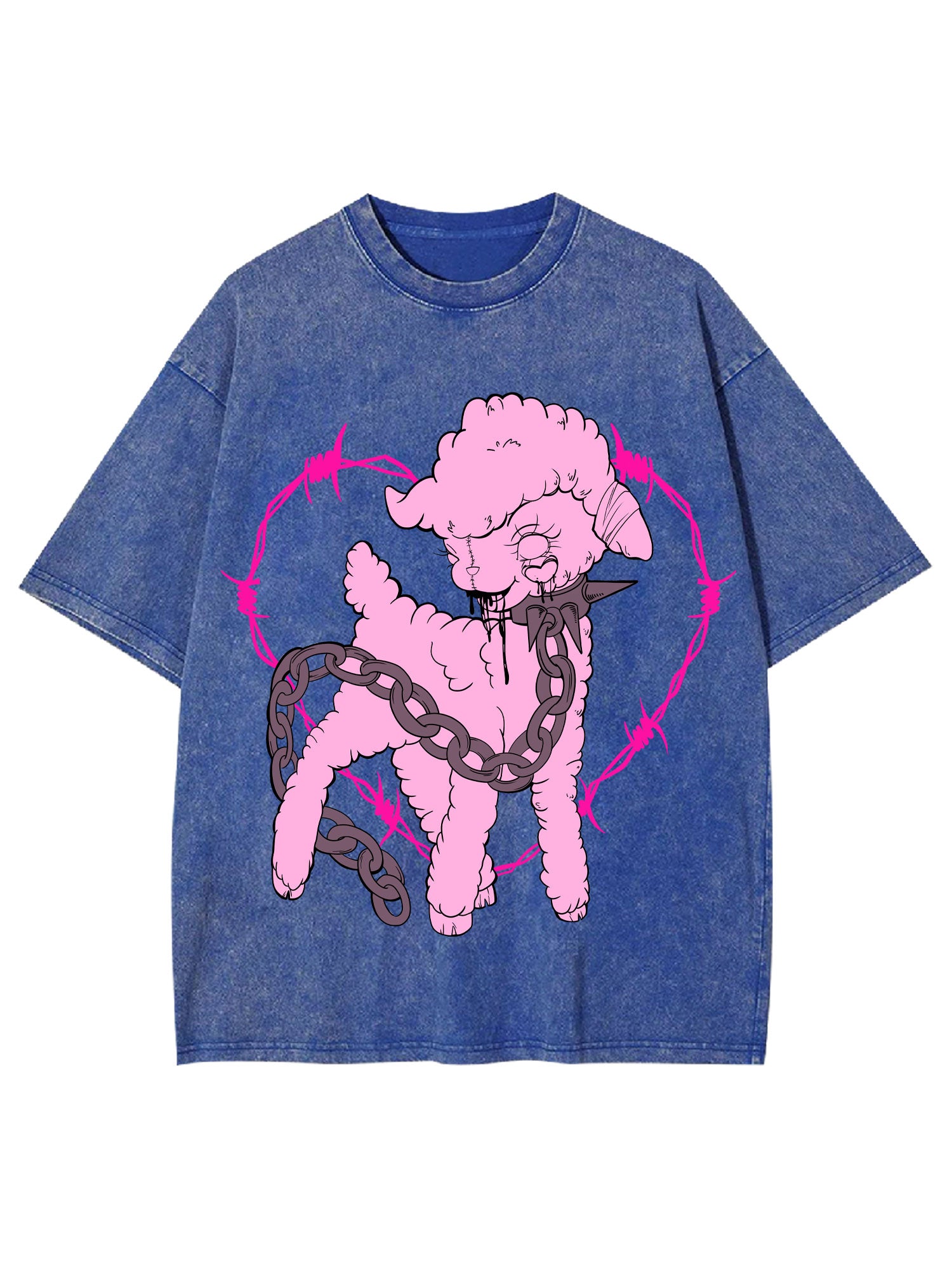 Pink Slaughter Washed Tshirt