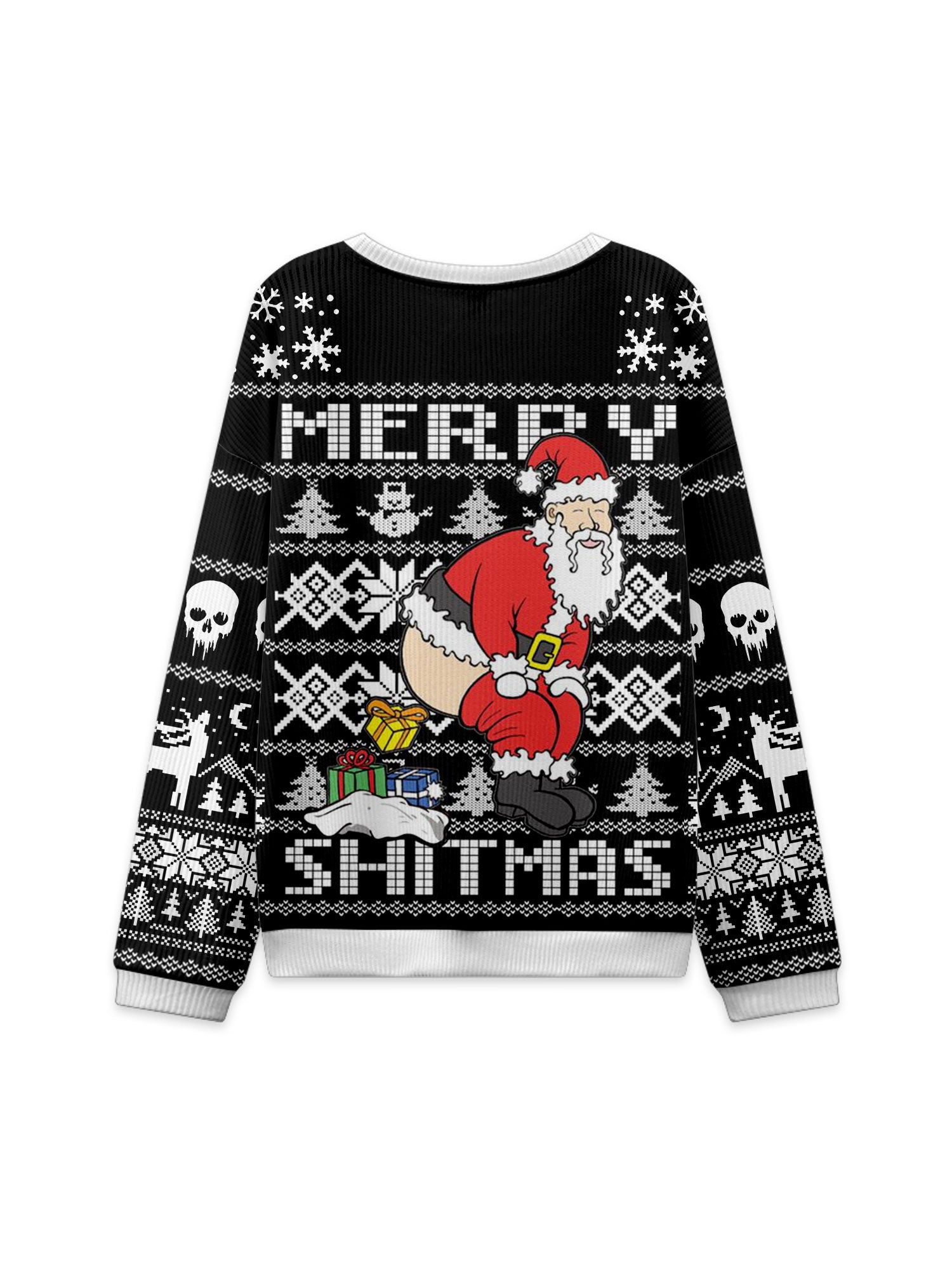 MERRY SHITMAS UGLY CHRISTMAS SWEATSHIRT