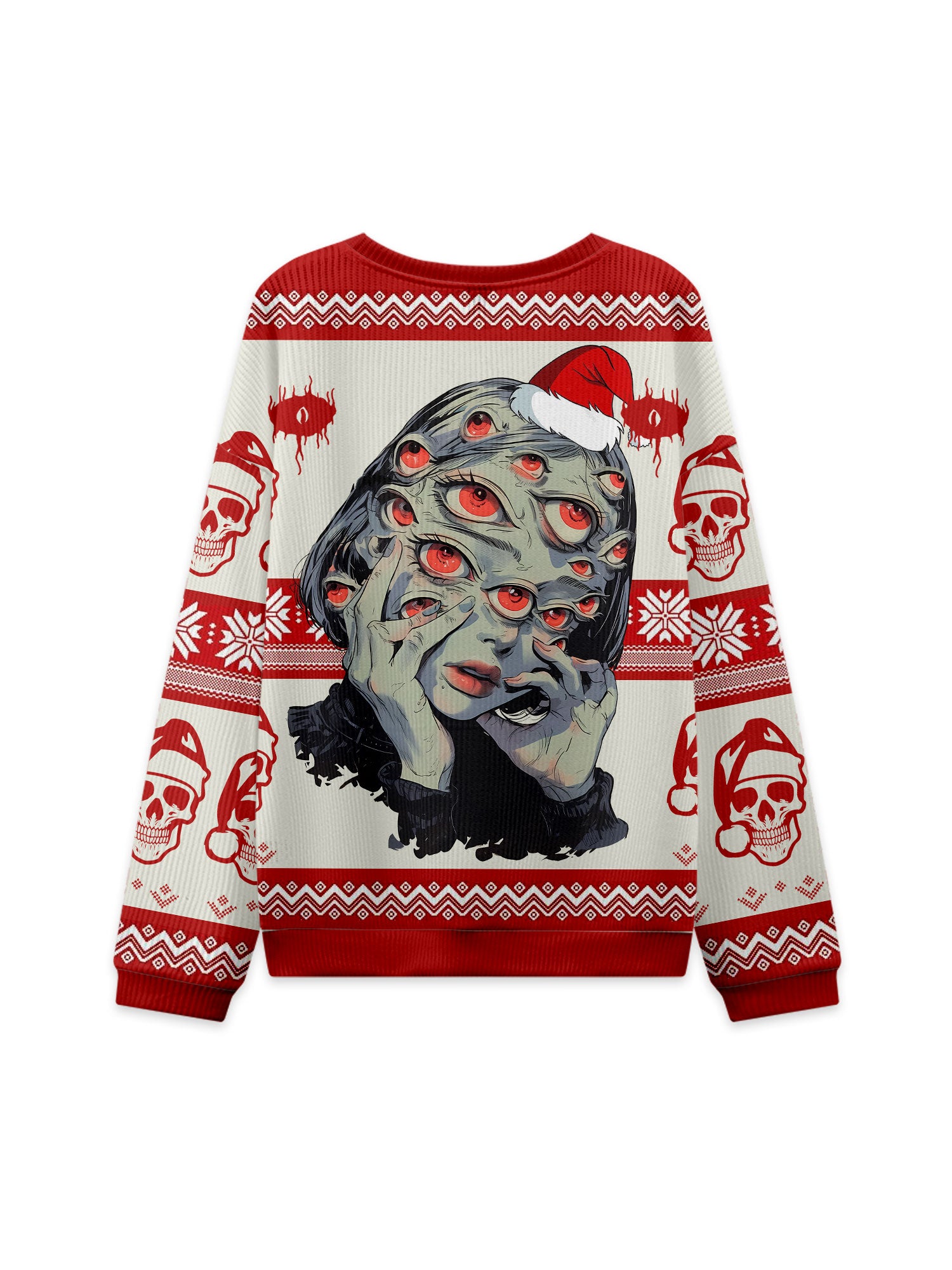 THOUSAND EYES GAZE UGLY CHRISTMAS SWEATSHIRT