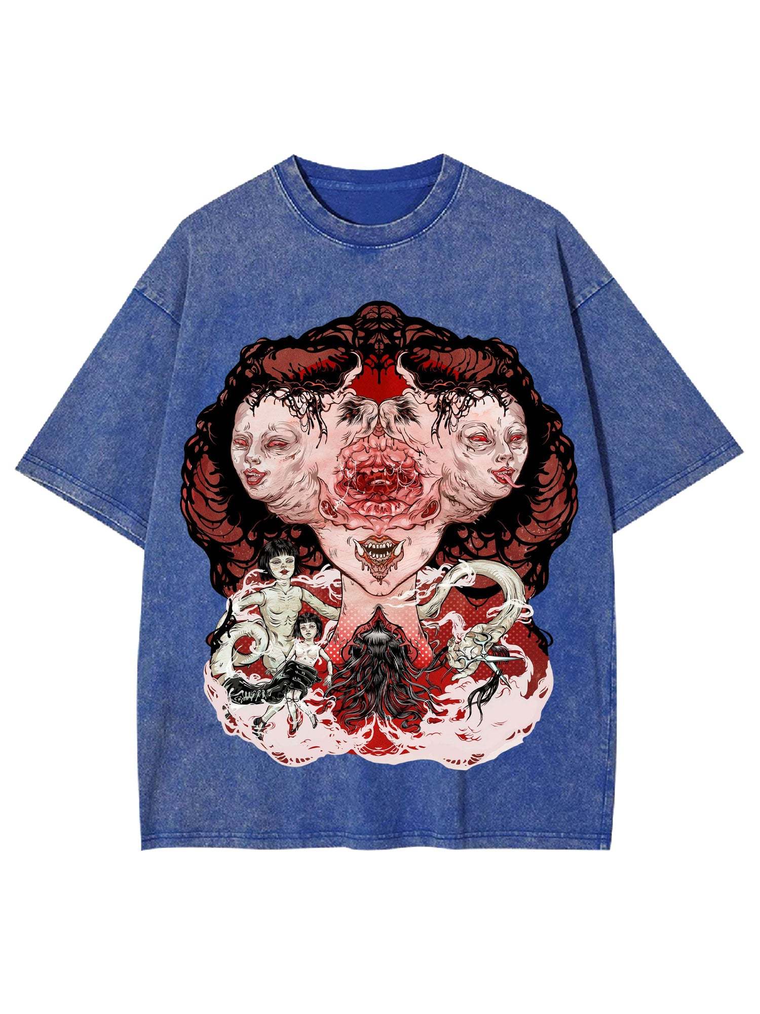 Faces Of The Unknown Washed Tshirt