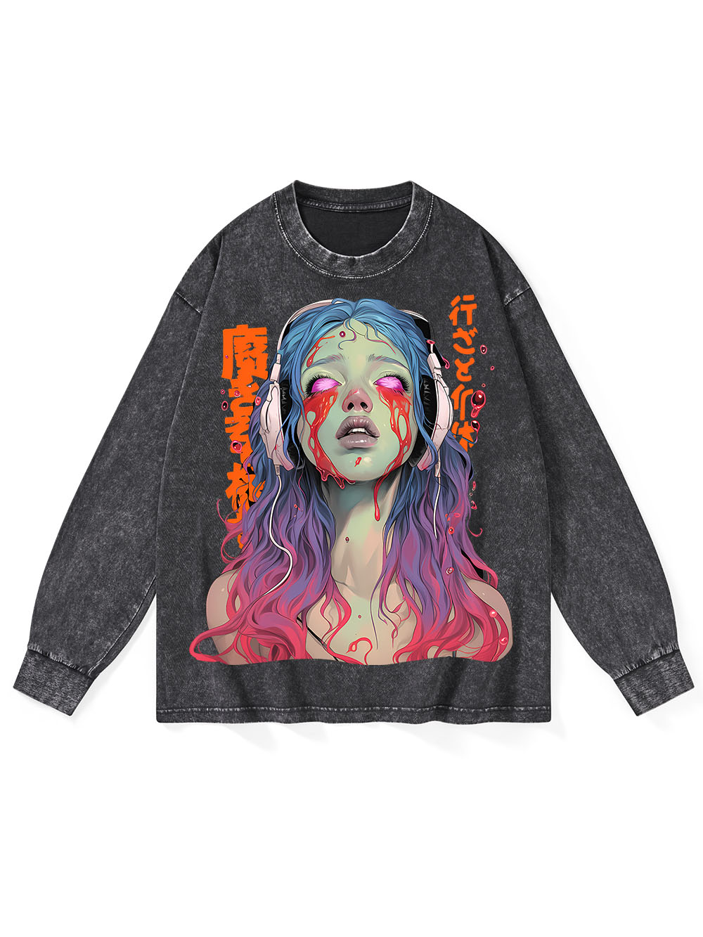 Ghost Song WASHED LONG-SLEEVE TSHIRT