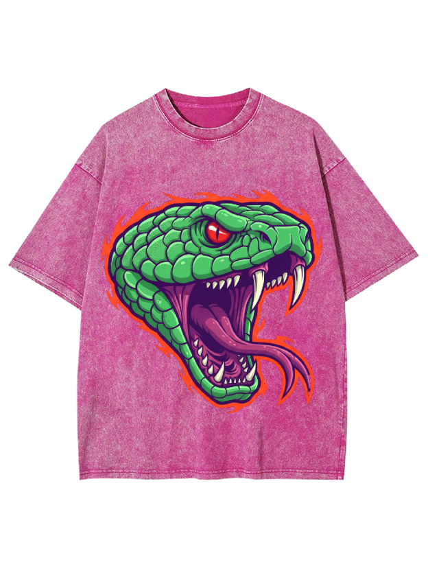 Venomous Snake Washed Tshirt