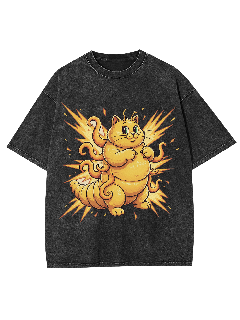 King Cattopus Washed Tshirt
