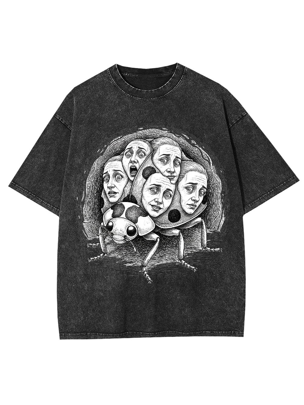 Facebug Phantom Washed Tshirt