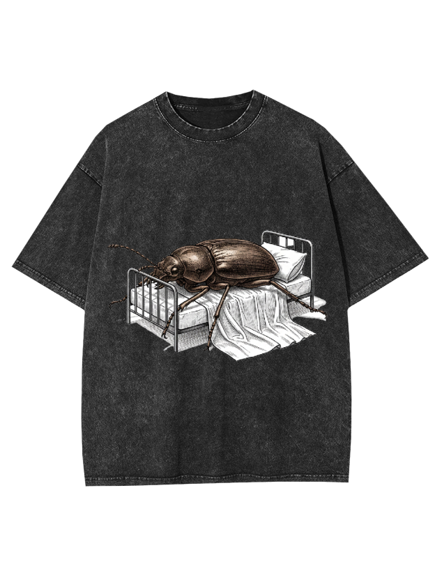 Bedbound Beetle Washed Tshirt