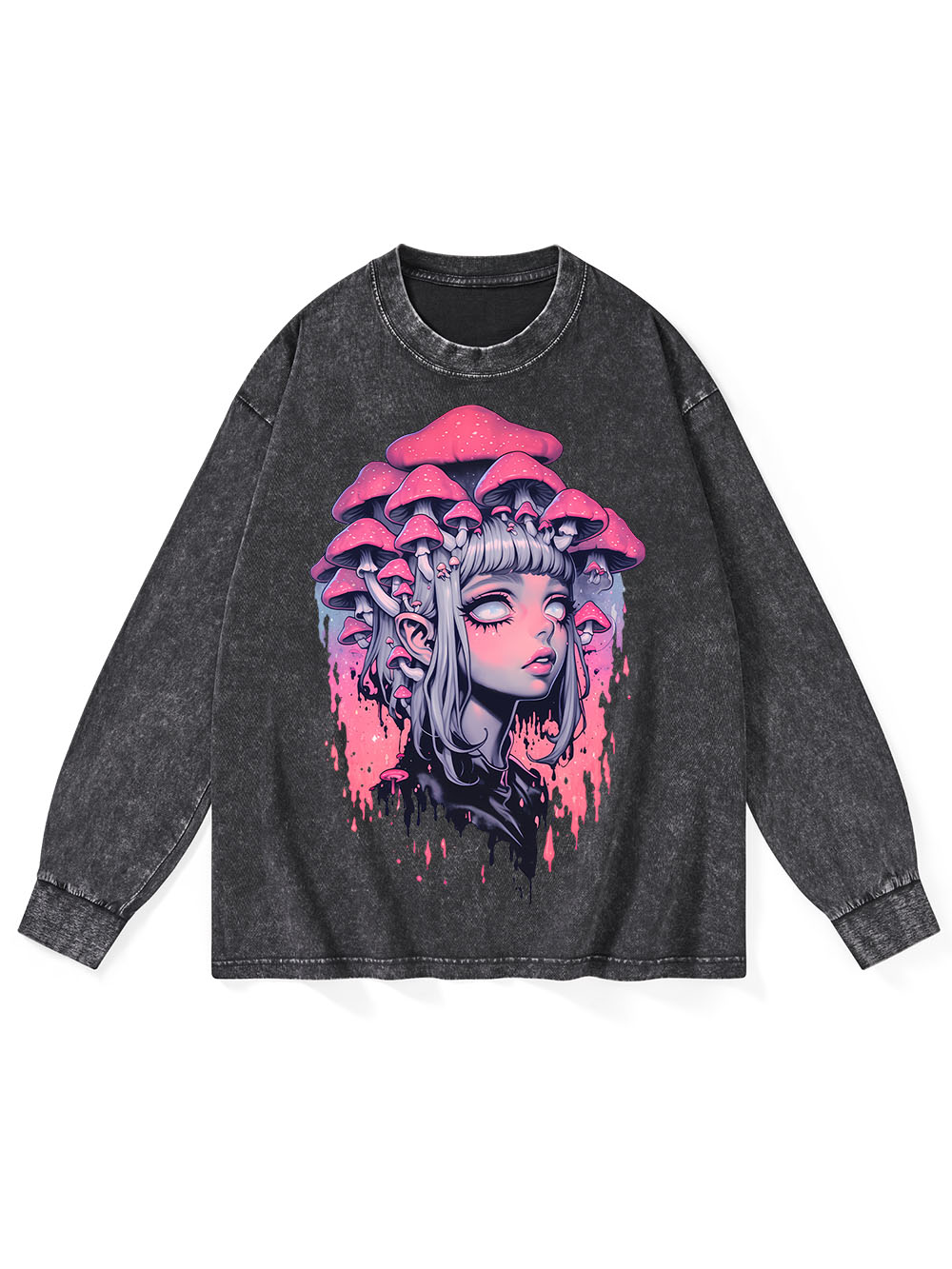 Fungal Reverie WASHED LONG-SLEEVE TSHIRT