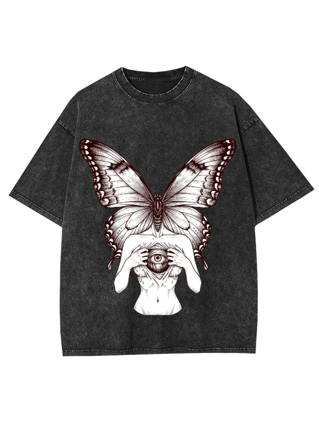 Butterfly Vision Washed Tshirt