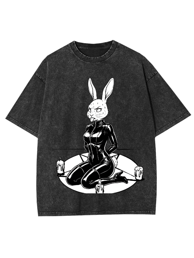 Occult Bunny Washed Tshirt