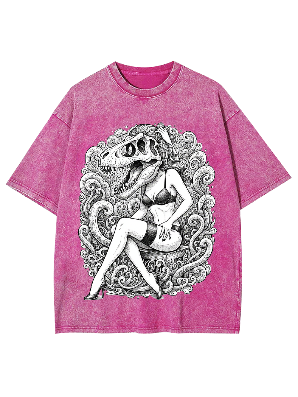 T-Rex Siren Washed Tshirt