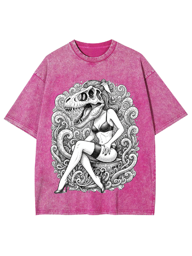 T-Rex Siren Washed Tshirt