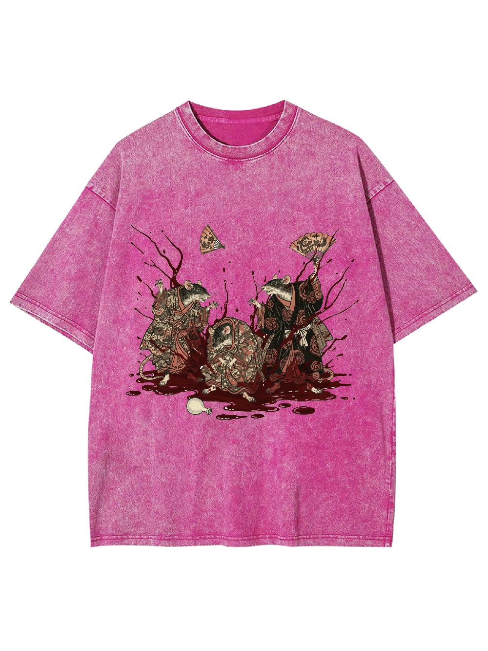 Wa-Style Rat Washed Tshirt