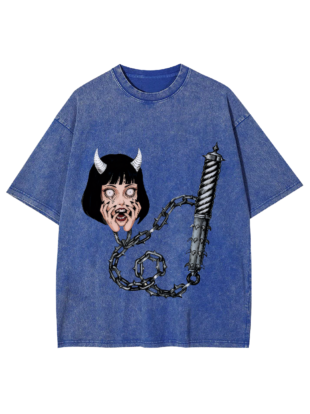 Frightened Demon Washed Tshirt