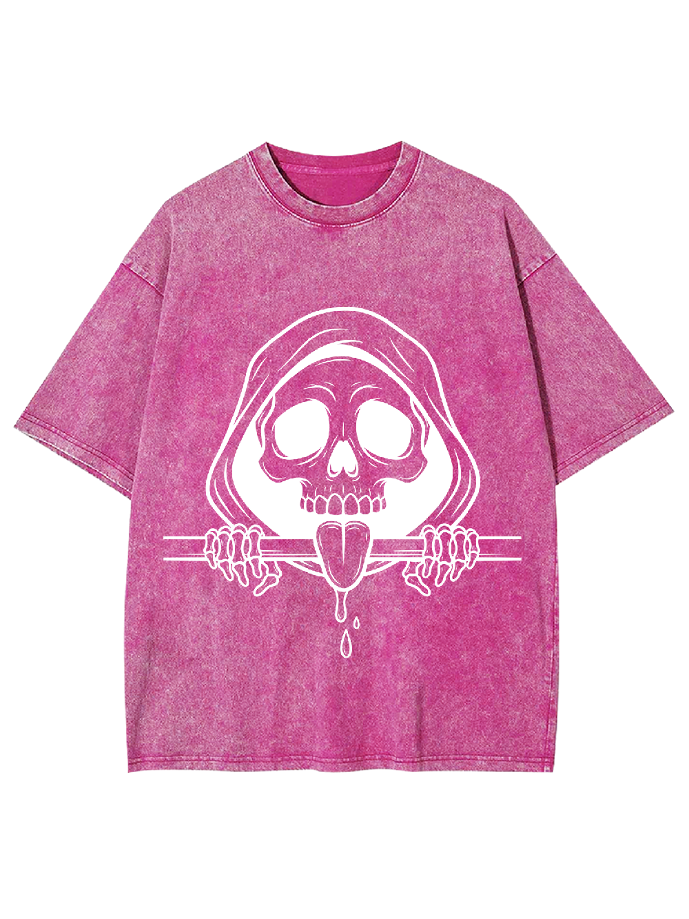Skull Phantom Lick Washed Tshirt
