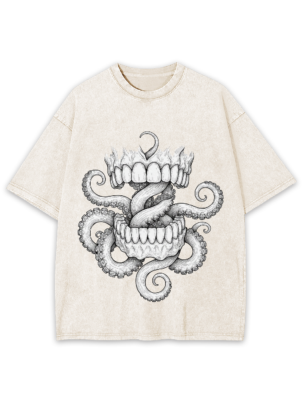 Tentacle Bite Washed Tshirt