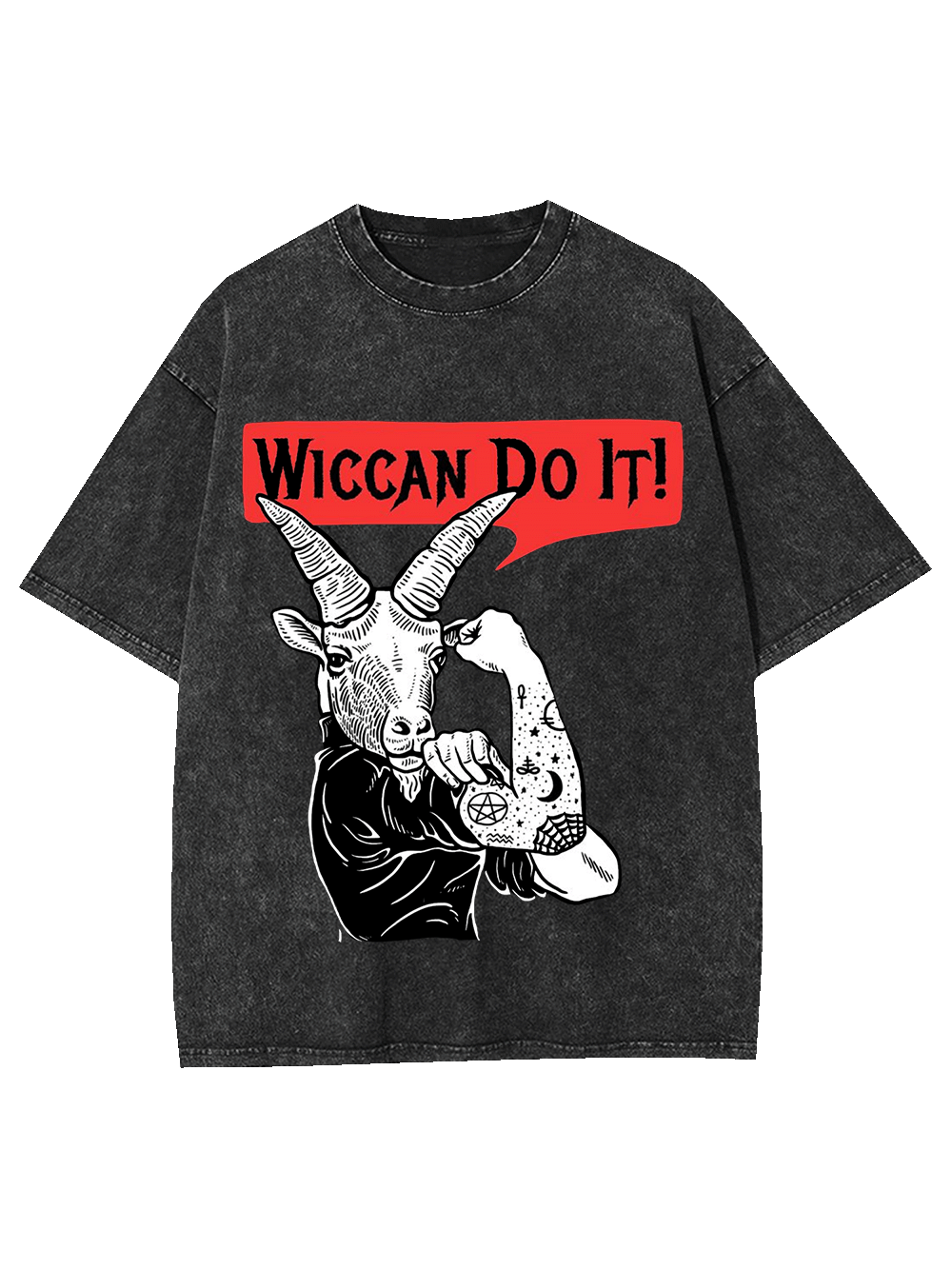 Wiccan Do It Washed Tshirt