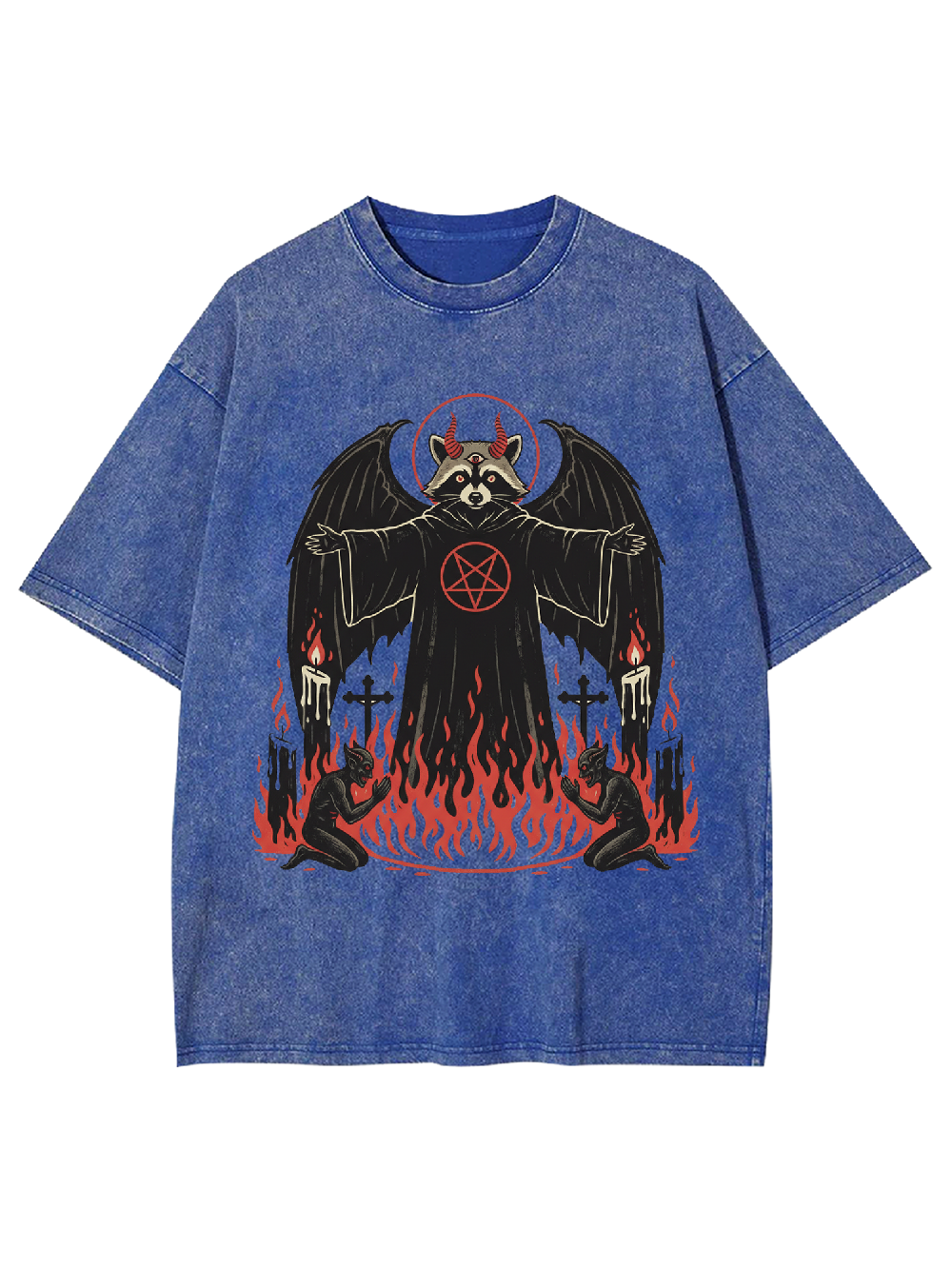 Infernal Raccoon Washed Tshirt