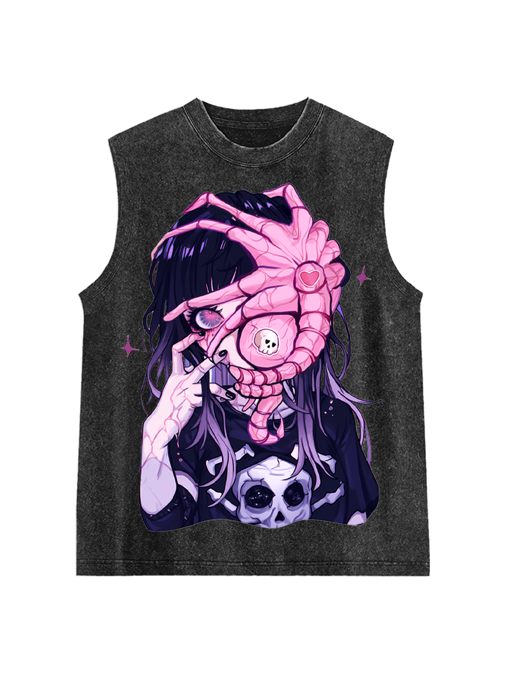 Alien Embrace Washed Tank Top
