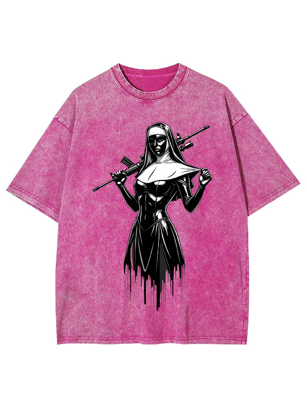 Armed Nun Washed Tshirt