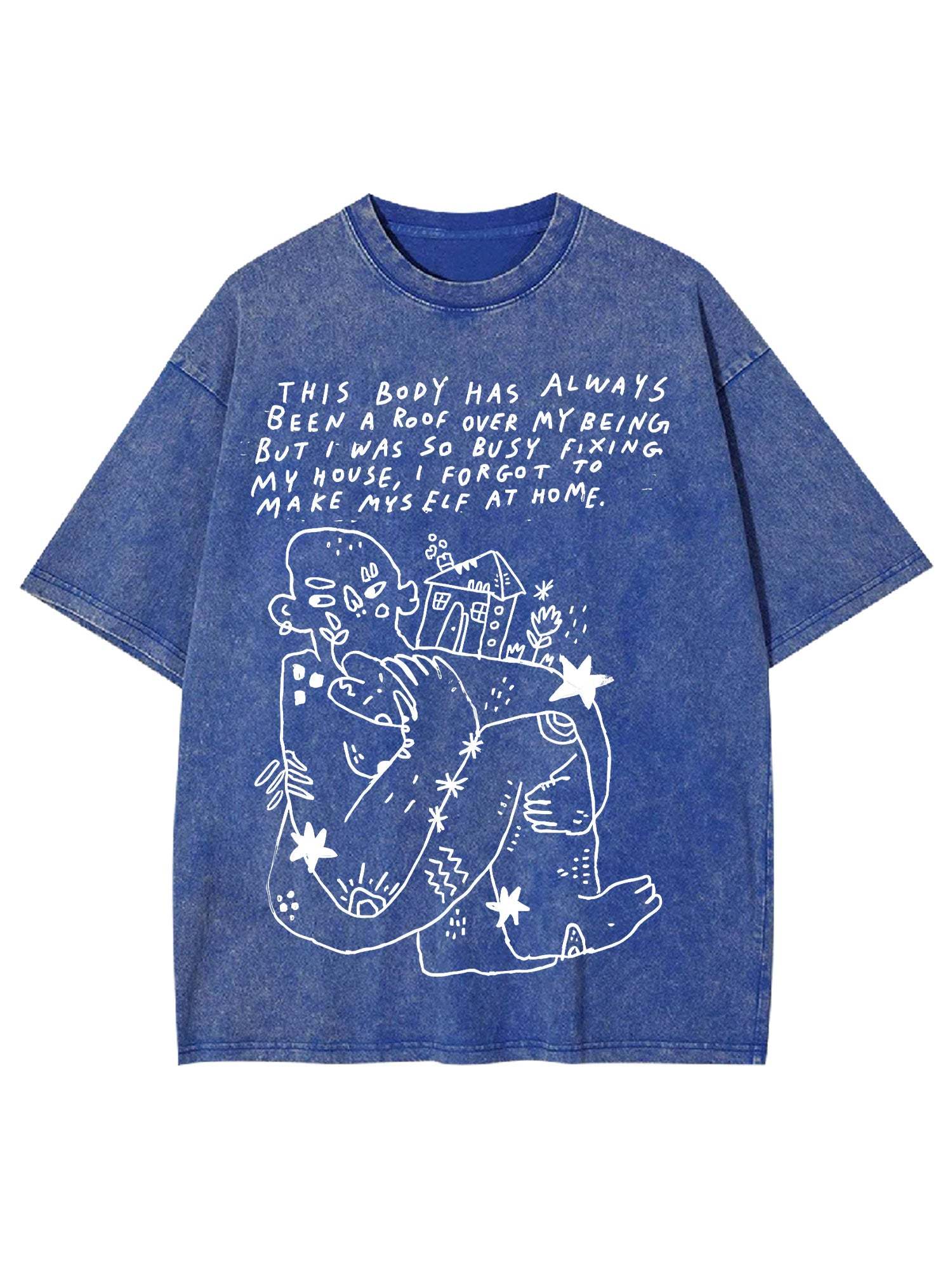 Accept Yourself Washed Tshirt-ClassyOutlaw