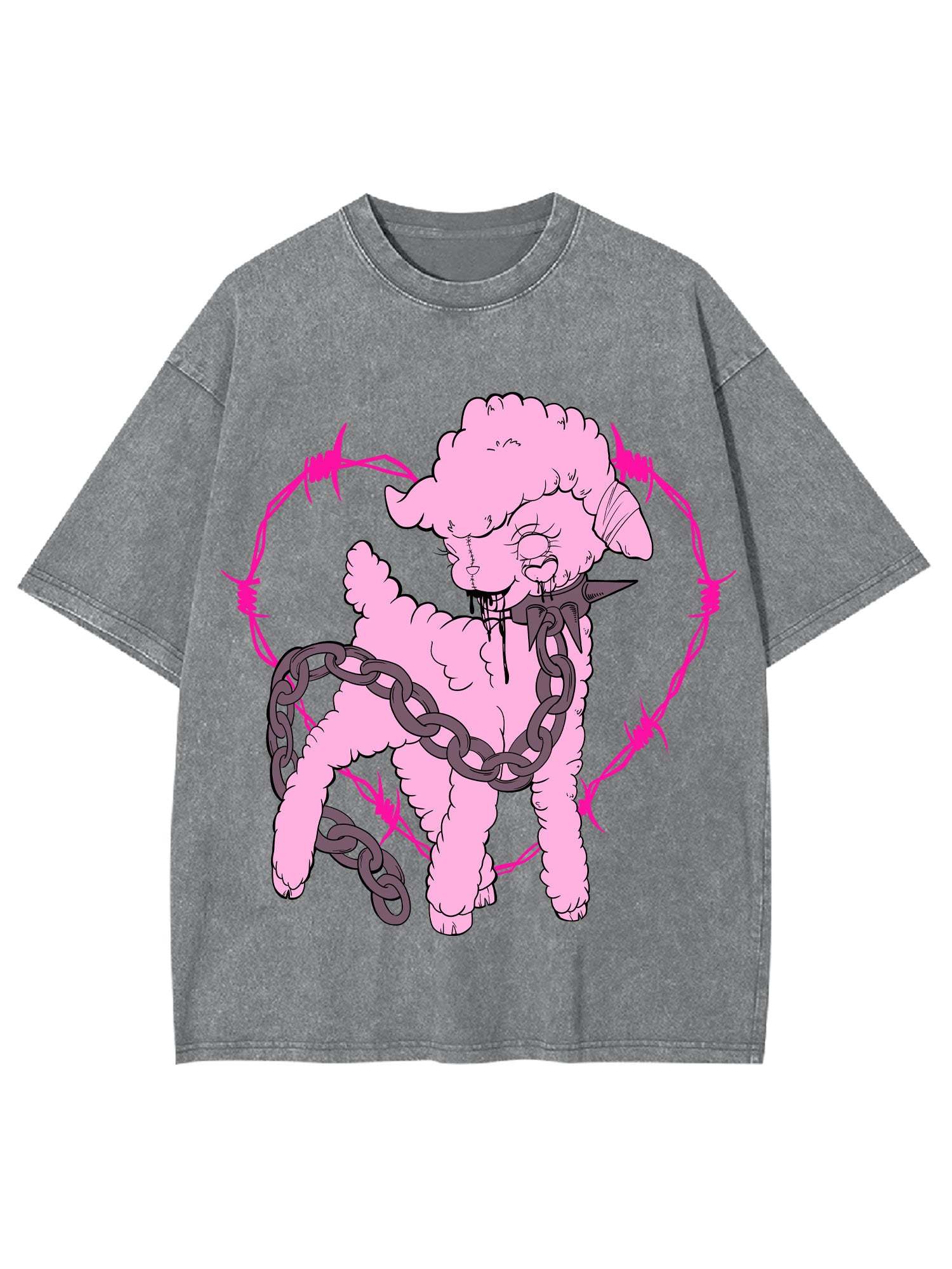 Pink Slaughter Washed Tshirt