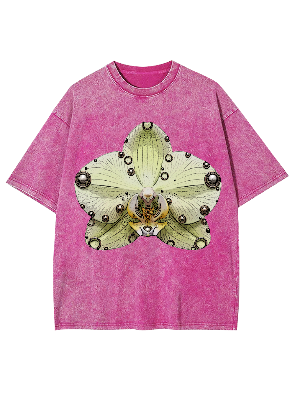 Riveted Orchid Washed Tshirt