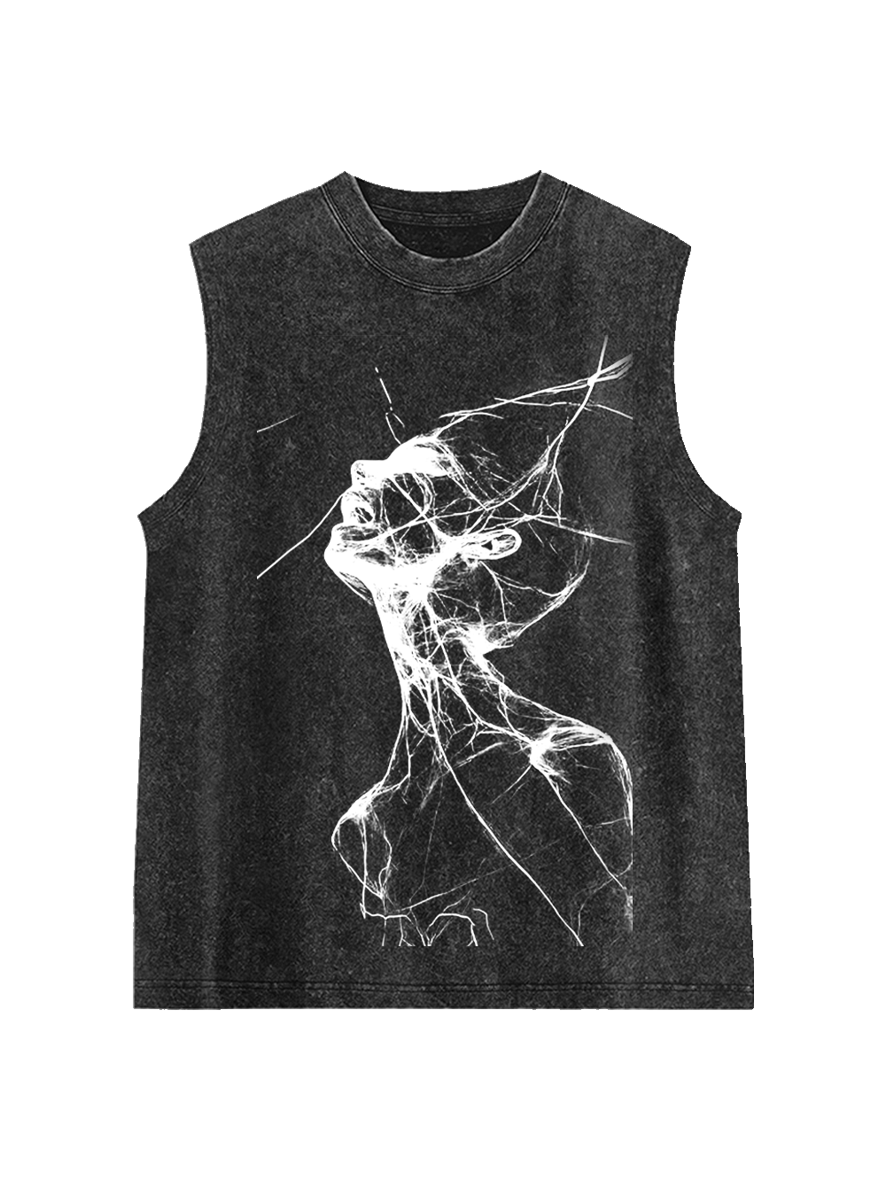 Struggling Consciousness Washed Tank Top