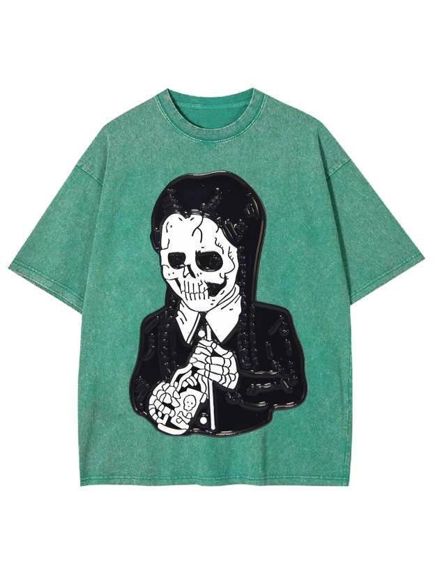 Wednesday Addams Washed Tshirt