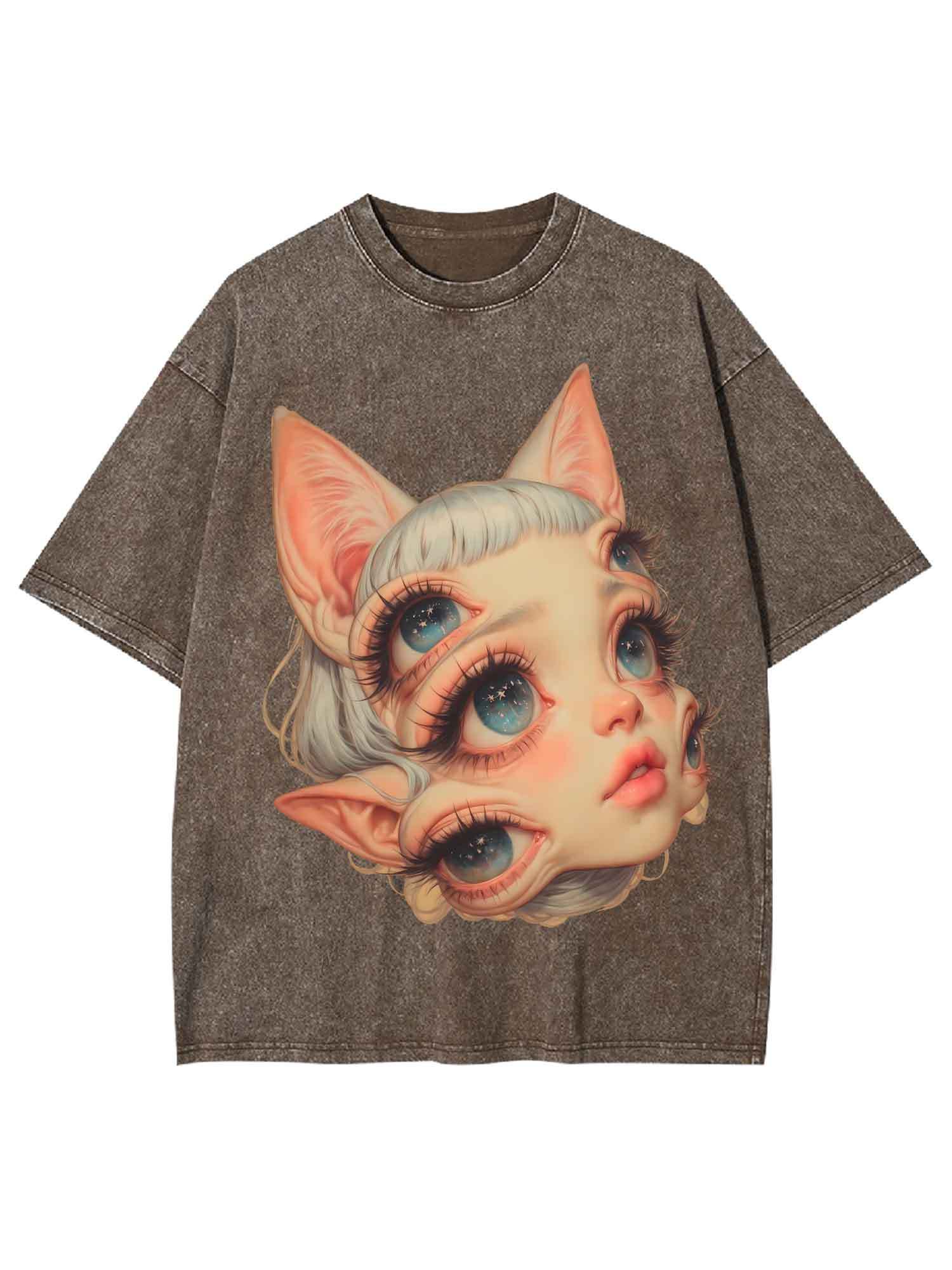 Surreal Gaze Washed Tshirt