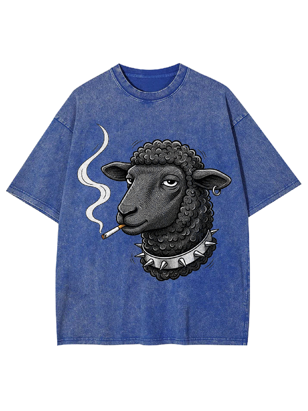 Smoking Black Sheep Washed Tshirt