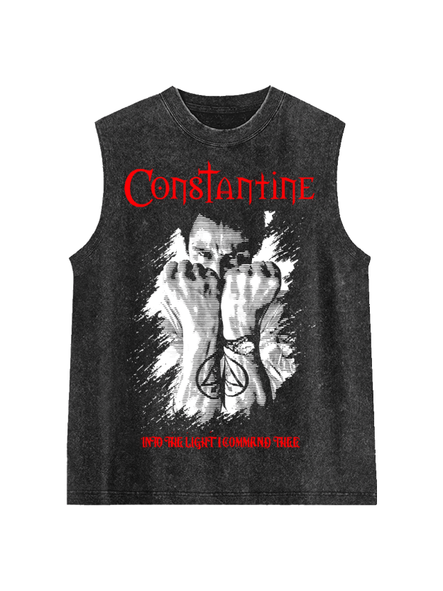 Into the Light Washed Tank Top