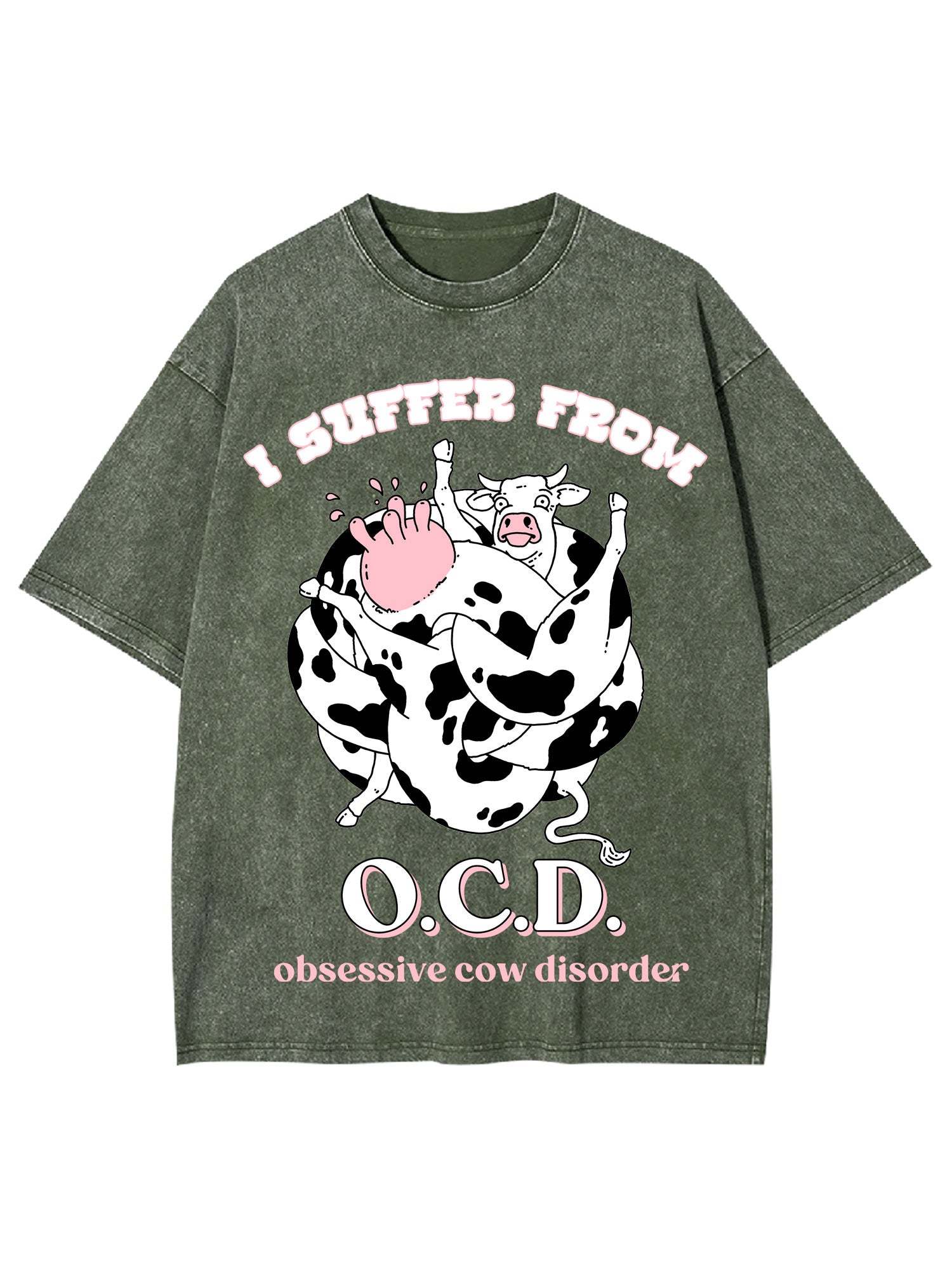 I Suffer Frow Washed Tshirt