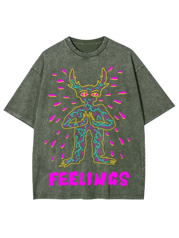 Feelings Washed Tshirt