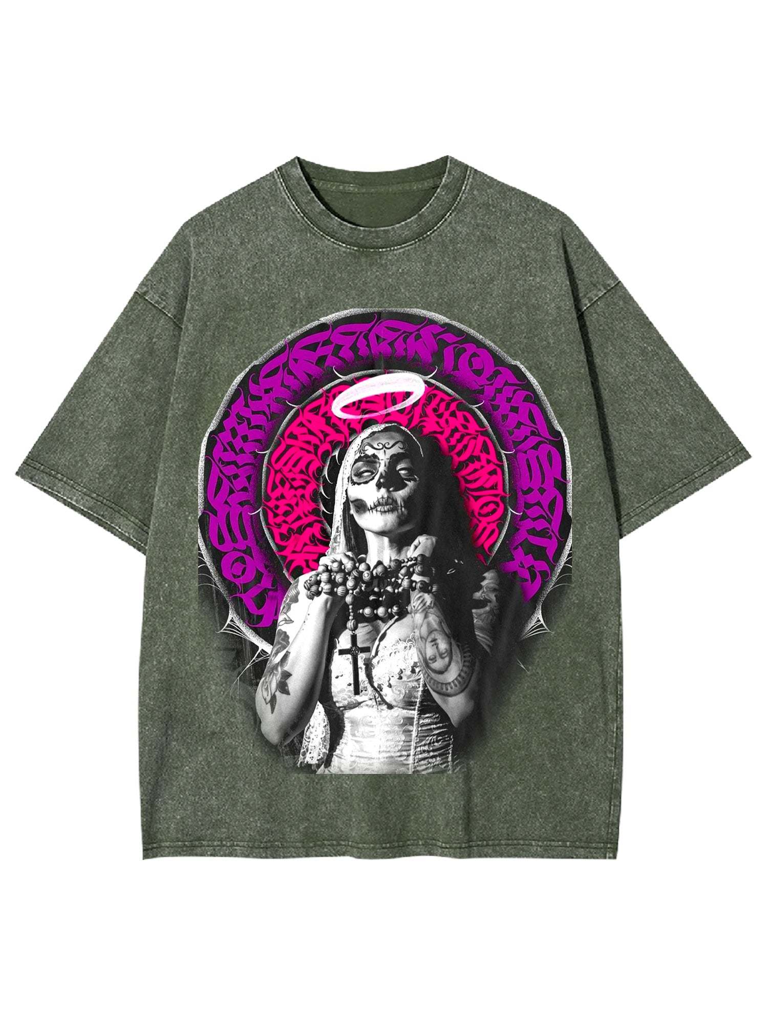 Haloed Rebel Spirit Washed Tshirt