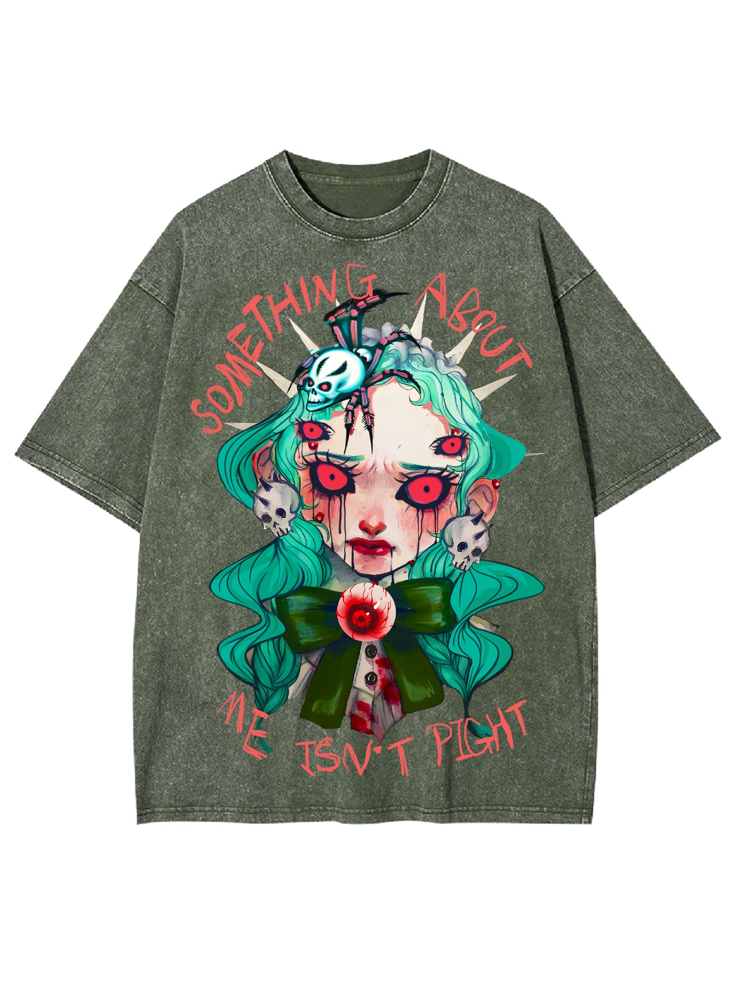 Something About Me Isn't Pight Washed Tshirt