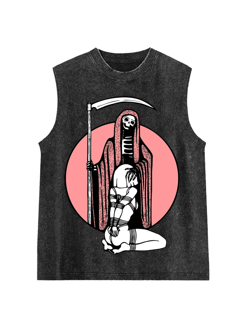 Death And Bound Washed Tank Top