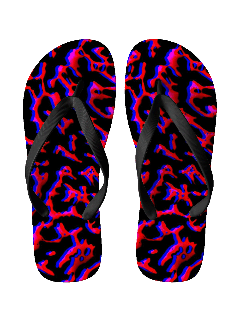 Neon Lava FLIP FLOPS