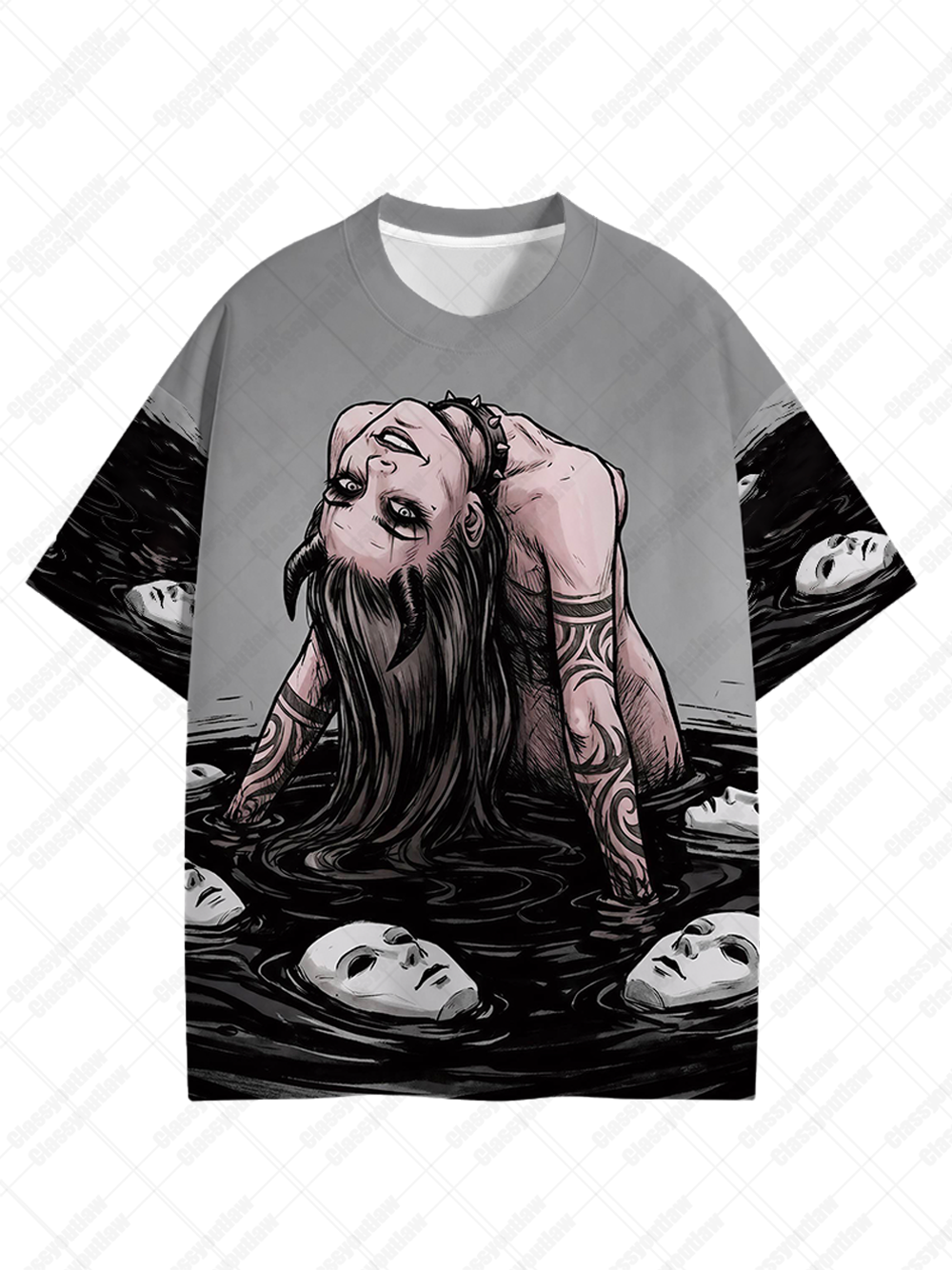 Long-haired girl with desires Graphic T-shirt