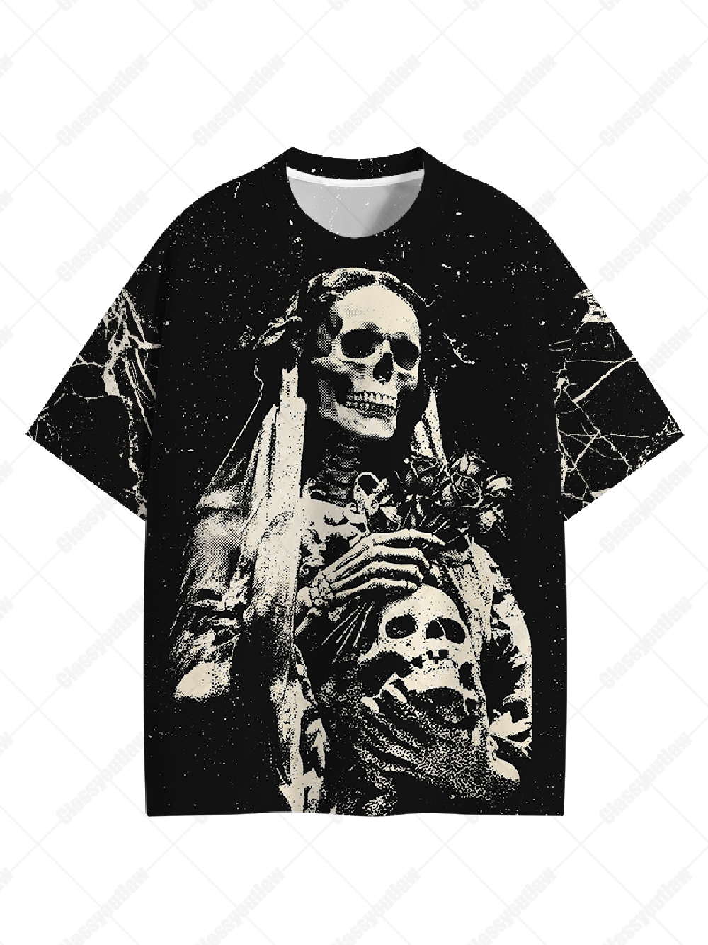Skeleton Bride Graphic T-shirt