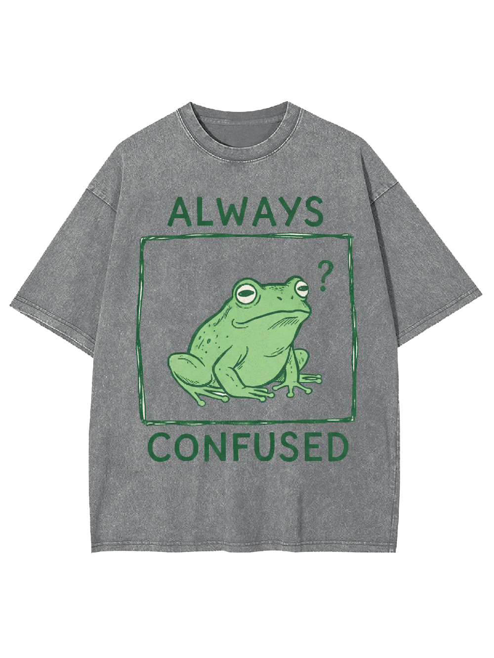 Always confused Washed Tshirt