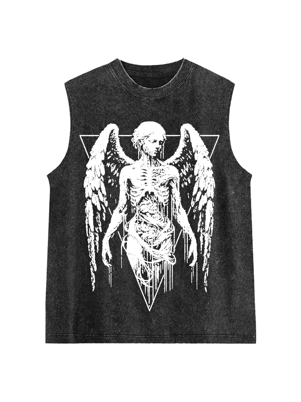 Deathly Angel Washed Tank Top