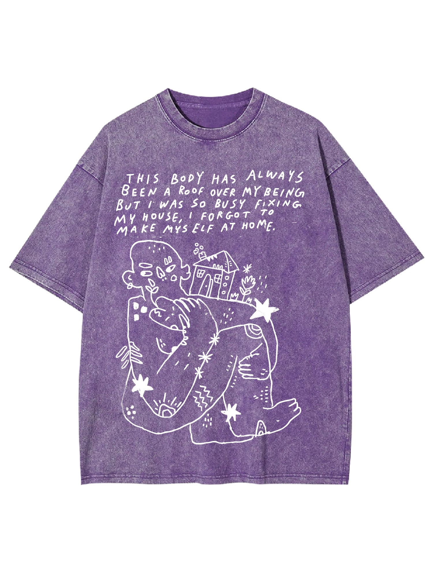 Accept Yourself Washed Tshirt-ClassyOutlaw