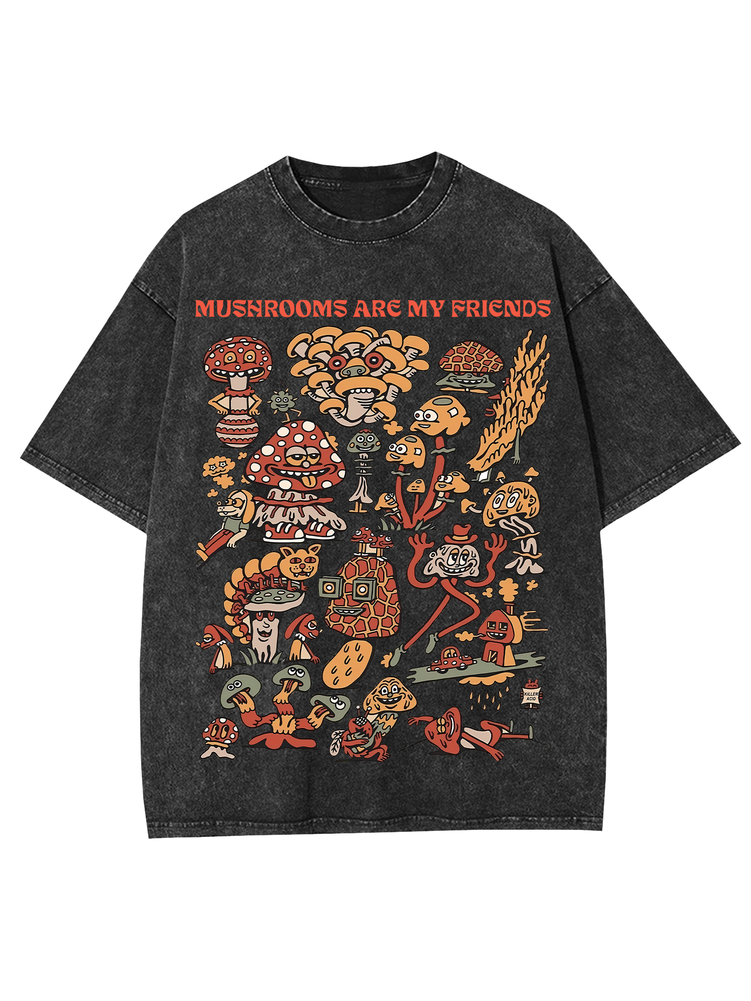 My Friends Washed Tshirt-ClassyOutlaw Sale