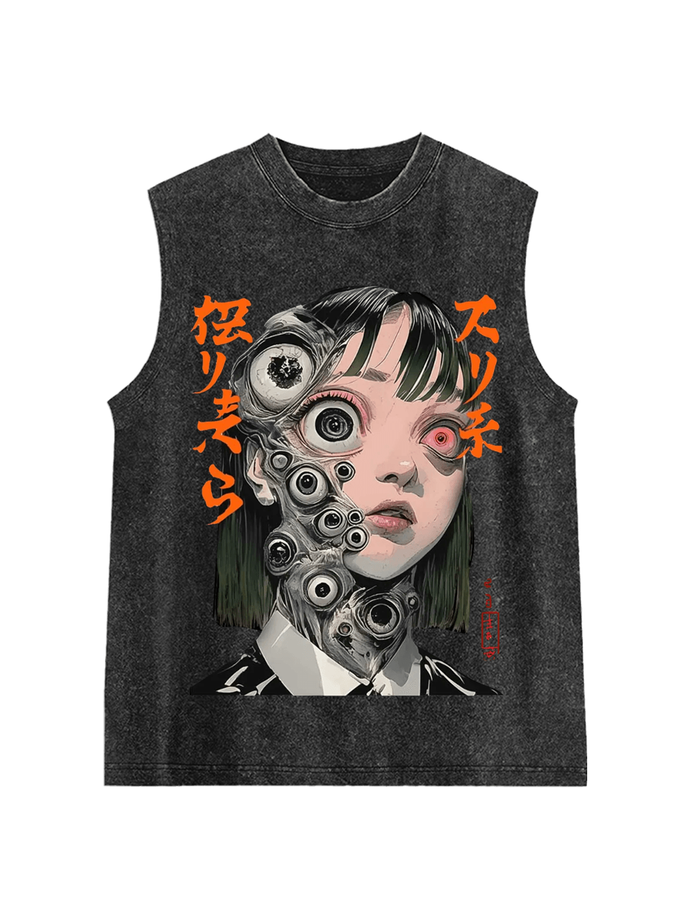 Distorted Perception Washed Tank Top-ClassyOutlaw Sale