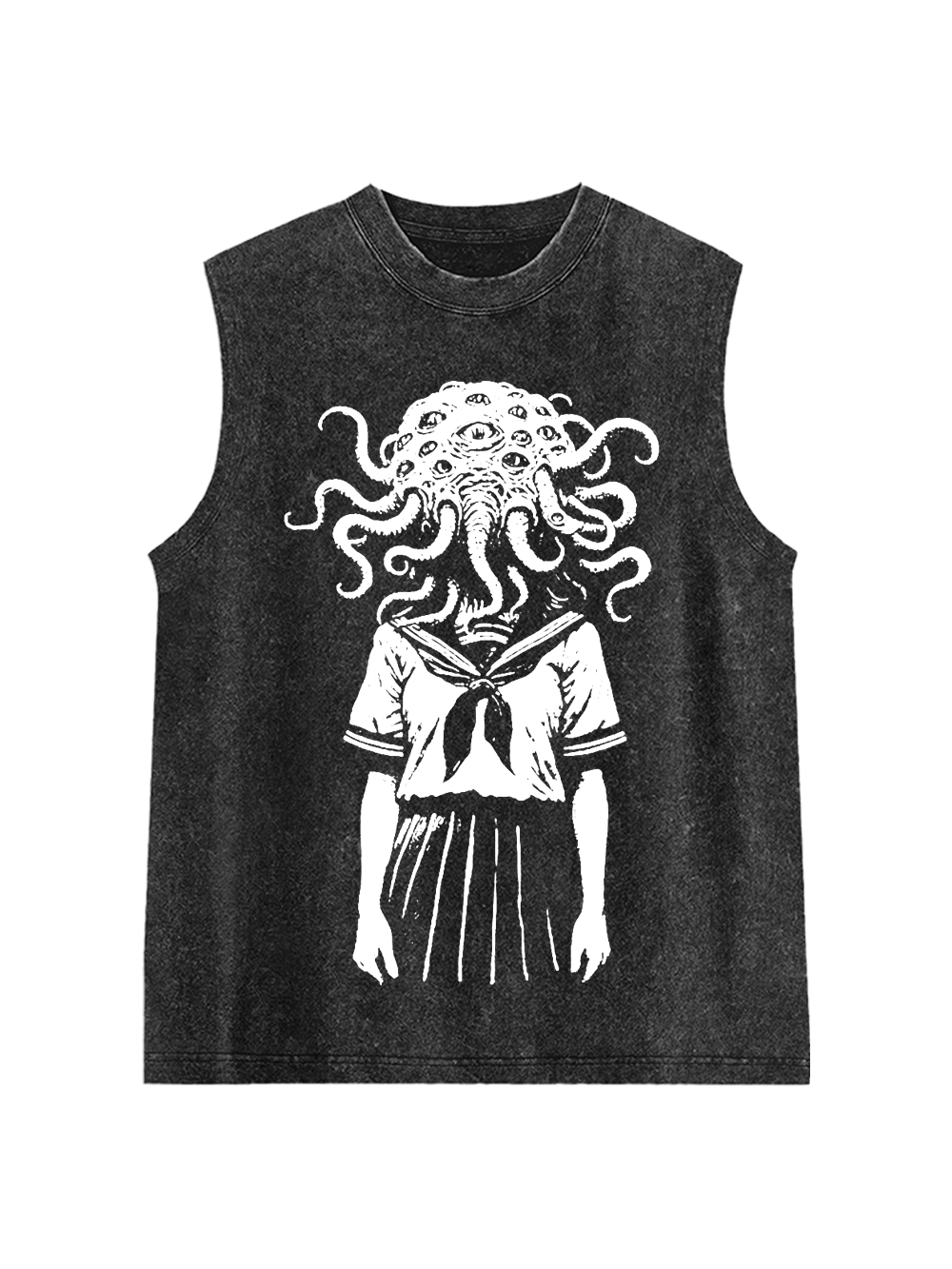 Tentacled Enigma Washed Tank Top