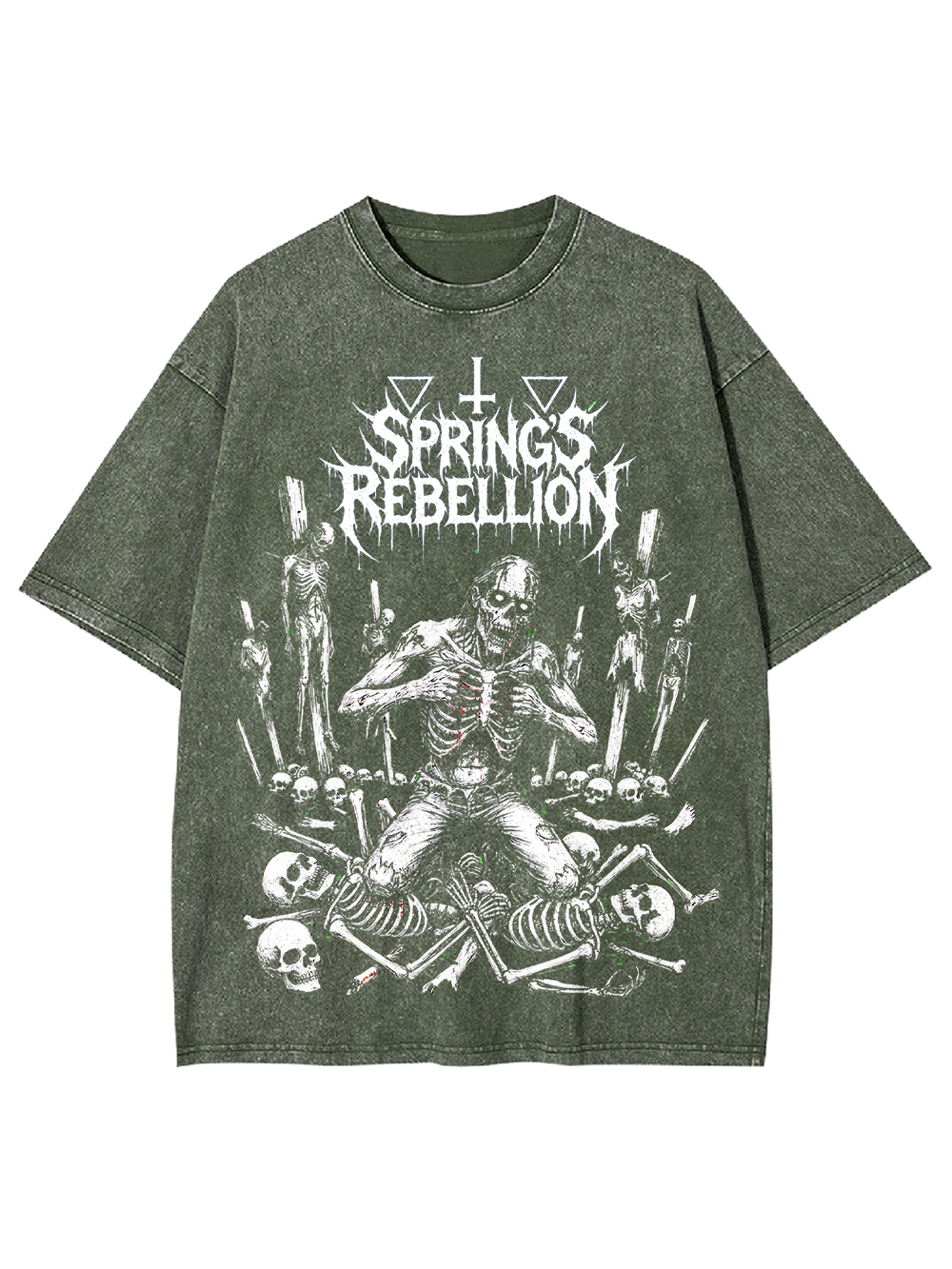 Spring‘s Rebellion Washed Tshirt