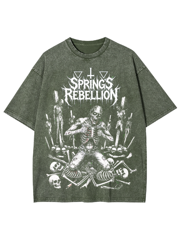 Spring‘s Rebellion Washed Tshirt