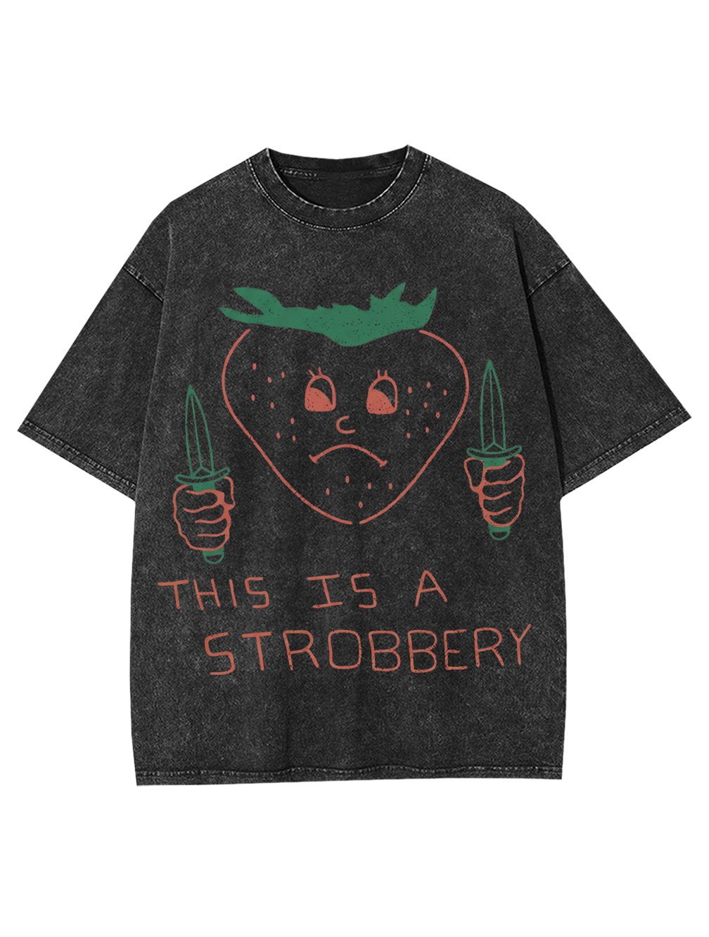This is a strobbery Washed Tshirt